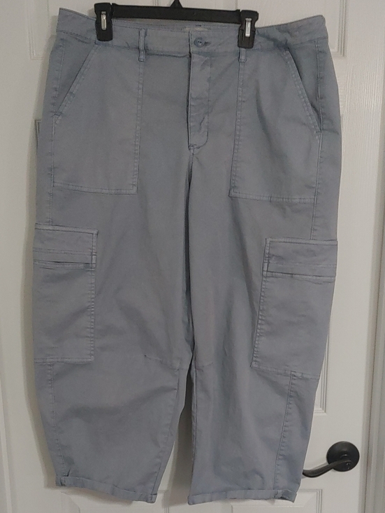 Universal Thread Pants - Universal Thread Light Blue Barrel Leg Cargo Pants Like New